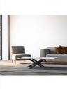 ZOÉ. Table basse avec vérins de réglage (+/- 5mm)