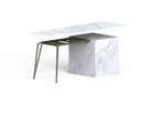 ARTÉMIS. Demi table sur mesure avec vérins de réglage (+5mm)