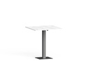 SQUARE. Table 1 colonne - Platine sol 400*400mm