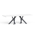 CAMÉLIA. Table Double pieds avec vérins de réglage (+/-5mm)