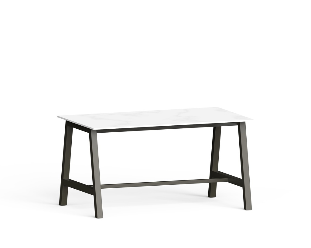 ATELIER. Table sur mesure avec vérins de réglage (+/- 5mm)