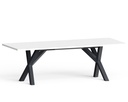 X. Table sur mesure avec vérins de réglage (+/- 5mm) - Pieds inclinés