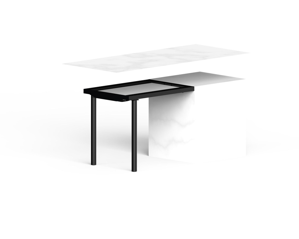 ALLONGE. Demi table sur mesure