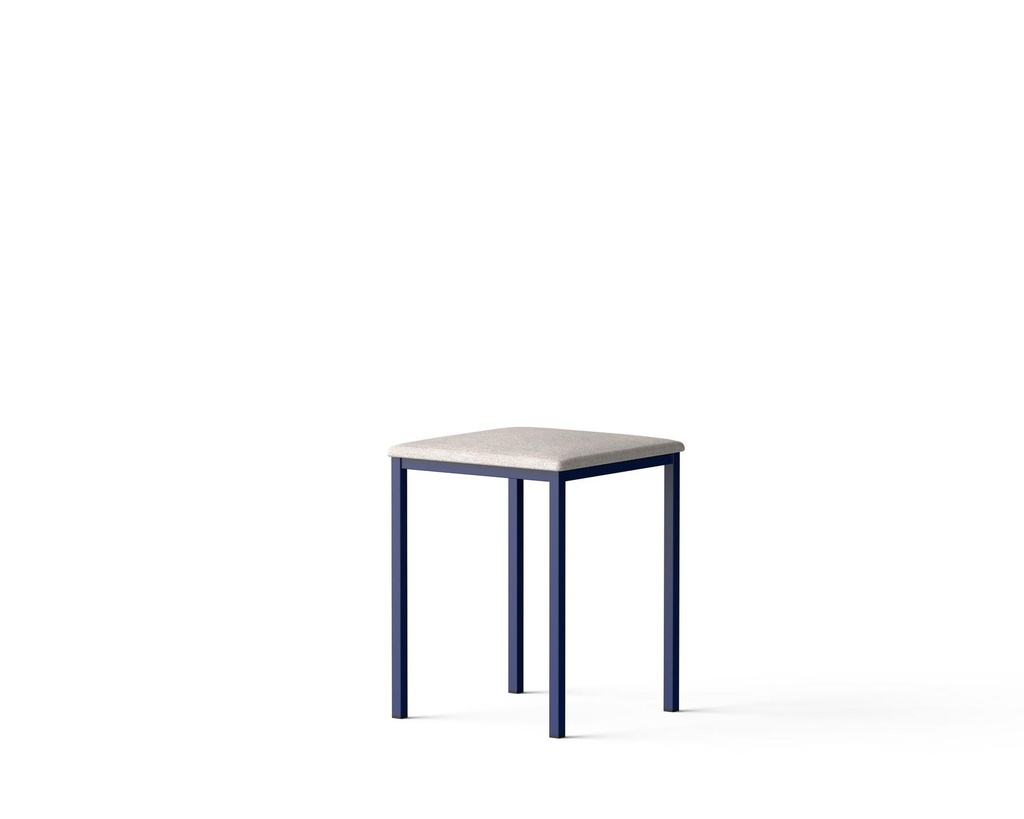 SLIDE. Tabouret bas assise tapissée