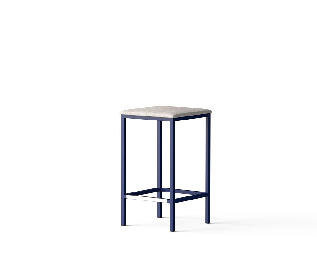 SLIDE. Tabouret snack sans dossier assise tapissée
