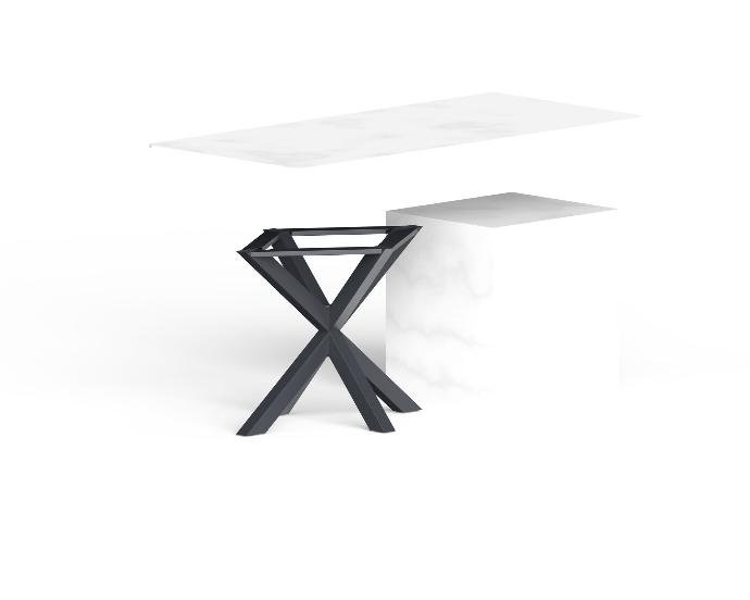 Rosace. Demi Table avec vérins de réglage (+/- 5mm)