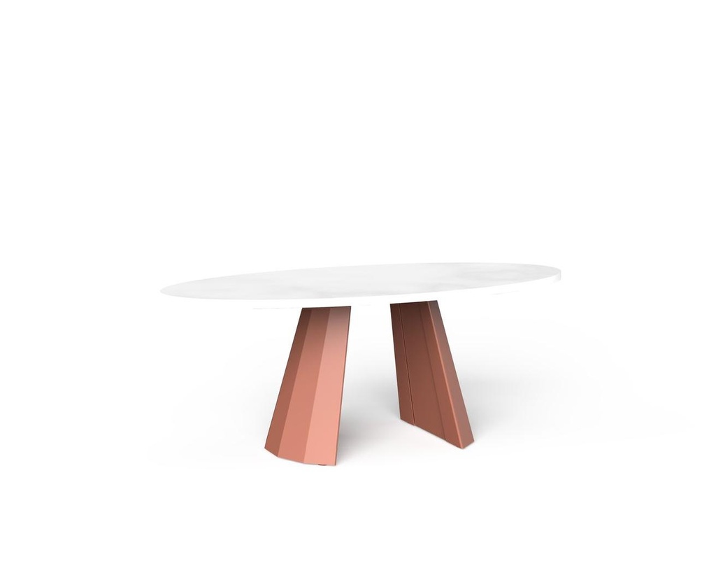 COMÈTE. Table Basse Patin feurtre