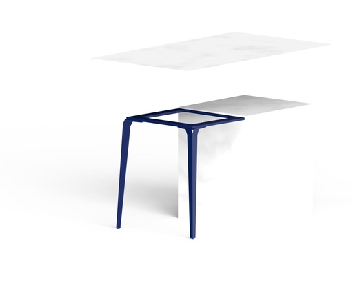 VALENCE. Demi table avec vérins de réglage (+5mm)